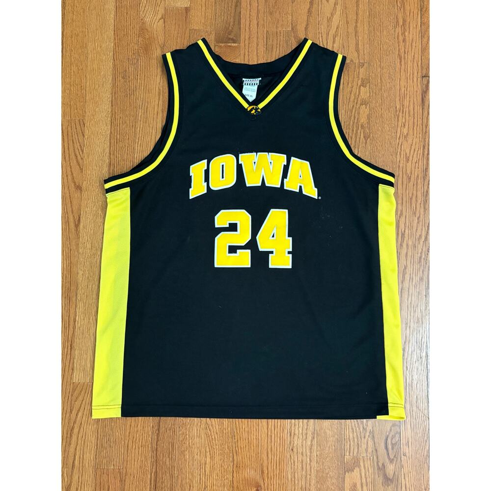 Vintage Iowa Basketball Luke Recker‎ Jersey #24 2000-2001 Foot Locker Size XL